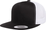 Black-White Yupoong Classic Universal Trucker Hat