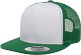 White-Green Yupoong Classic Universal Trucker Hat