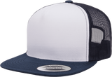White-Navy Yupoong Classic Universal Trucker Hat