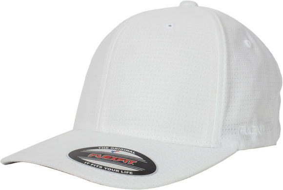 White Colour Flexfit Cool & Dry Hat 