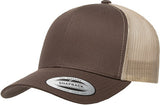 Brown Khaki Yupoong Classic Retro Trucker Hat