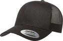 Black Yupoong Classic Retro Trucker Hat