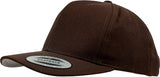 Brown Yupoong Classic Snapback Hat