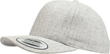 Marle Grey Yupoong Classic Snapback Hat